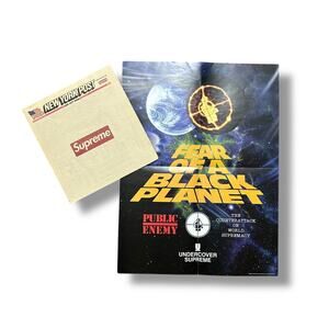 Supreme Public Enemy Poster Undercover + New York Post Newspaper Bundle